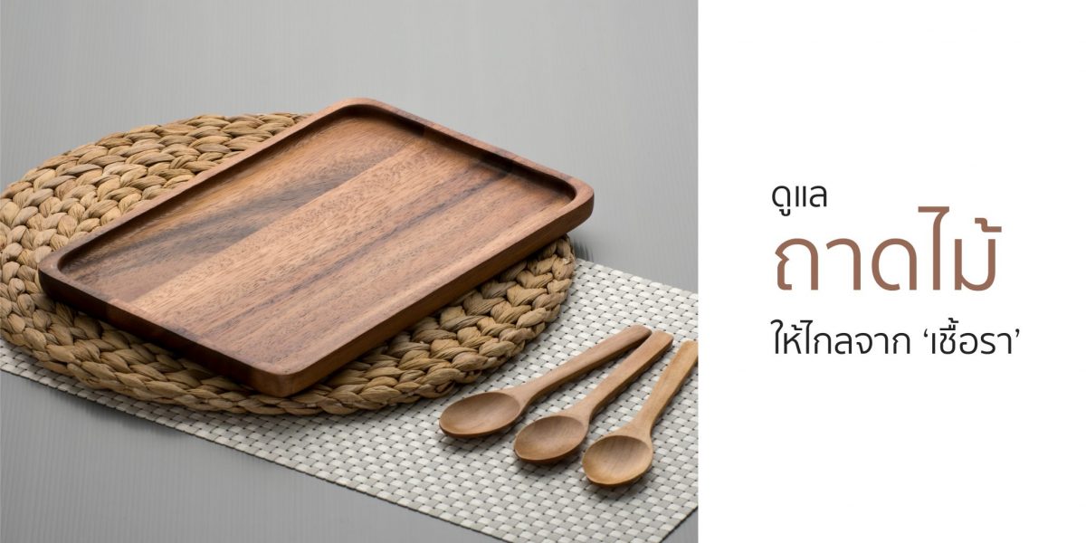 2 วิธีเด็ด มาดูแล 'ถาดไม้' ให้ไกลเชื้อรากันเถอะ!
