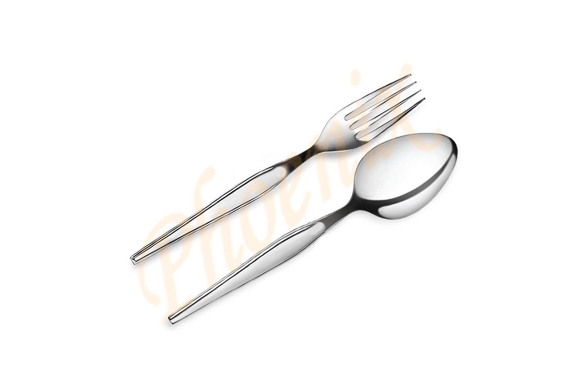 ช้อนส้อมจากัวร์ ออคิด (กล่อง 6 คู่)