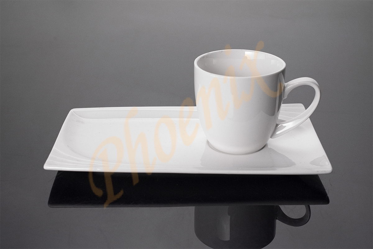 ชุดกาแฟเซรามิค 4.5 นิ้ว (ถาดยาว)