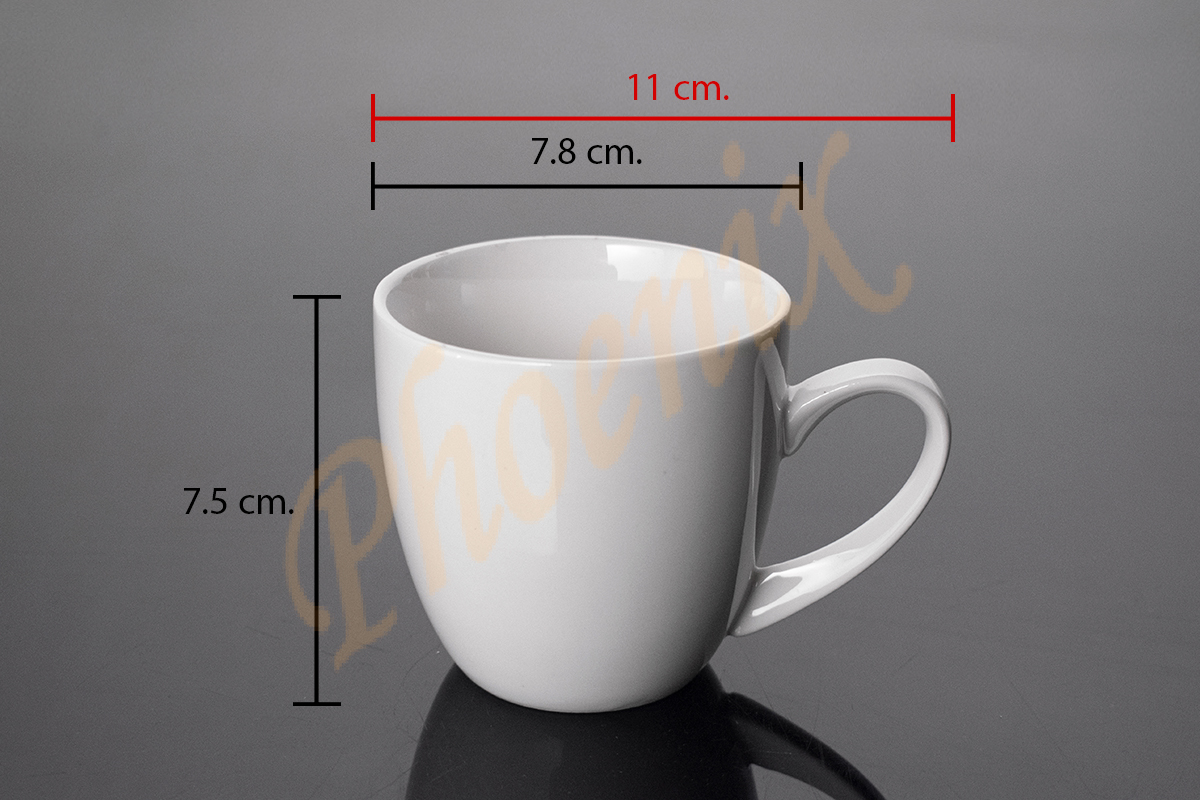 ชุดกาแฟเซรามิค 4.5 นิ้ว (ถาดยาว) - Image 3