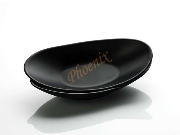 จานฮ่องเต้ สีดำ 12 นิ้ว - Image 2