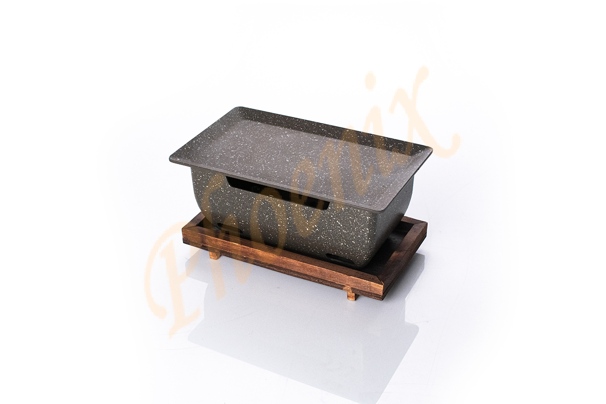 เตาย่างอลูมิเนียม 25x15x11 cm.