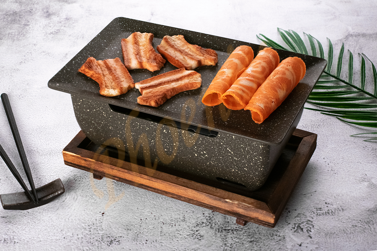 เตาย่างอลูมิเนียม 25x15x11 cm. - Image 4