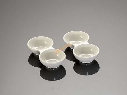 ถ้วยน้ำจิ้มกลม 2 ช่อง 6 นิ้ว - Image 2