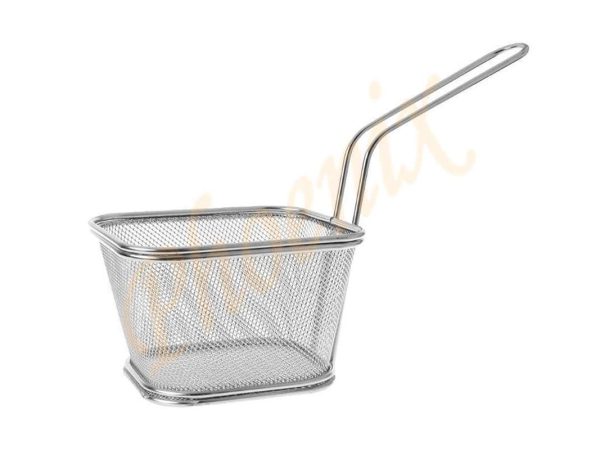 ตะกร้าทอด STL ทรงเหลี่ยม (13 x 11 x 8 ซม.)