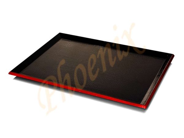 ถาดญี่ปุ่นกันลื่นขอบแดง 42 x 30.7 ซม.