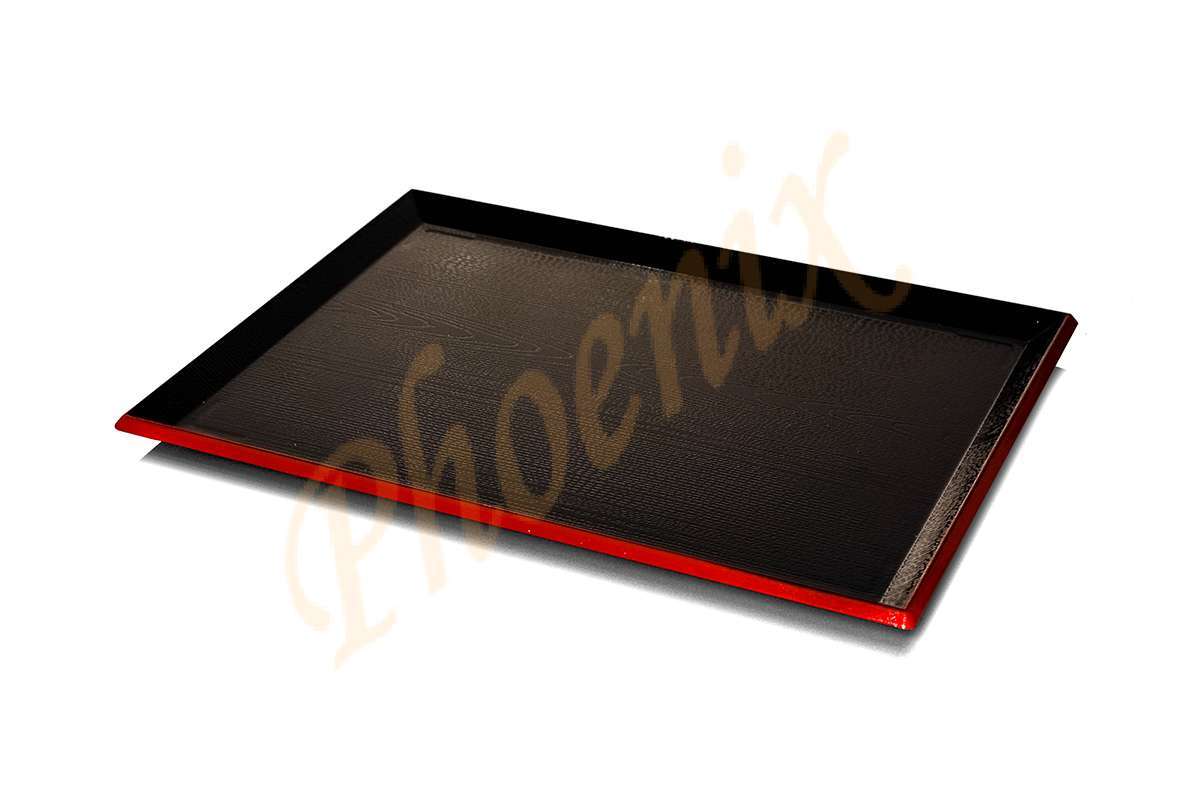 ถาดญี่ปุ่นกันลื่นขอบแดง 42 x 30.7 ซม.
