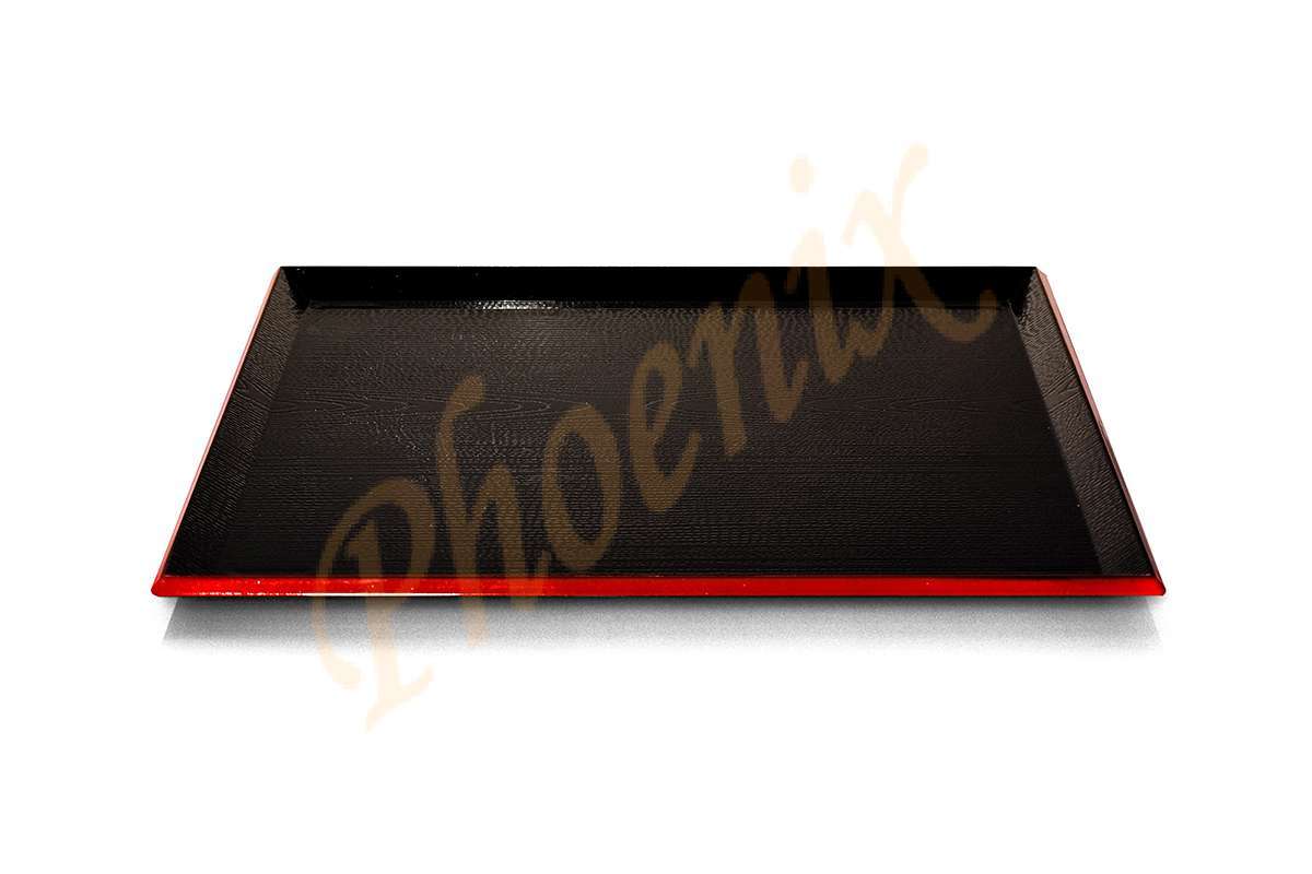 ถาดญี่ปุ่นกันลื่นขอบแดง 42 x 30.7 ซม. - Image 2