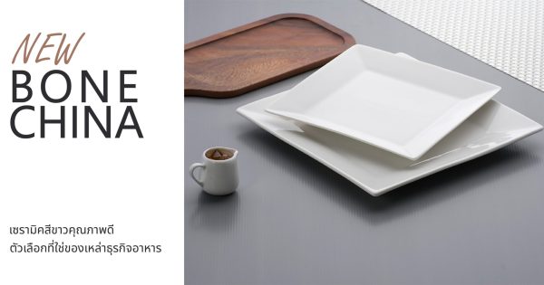 New Bone China เซรามิคคุณภาพดี ตัวเลือกที่ใช่ของเหล่าธุรกิจอาหาร