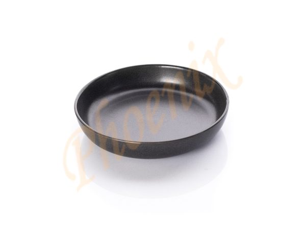 SB-025-BK1 ชามขอบตั้ง 8.5 นิ้ว สีดำ