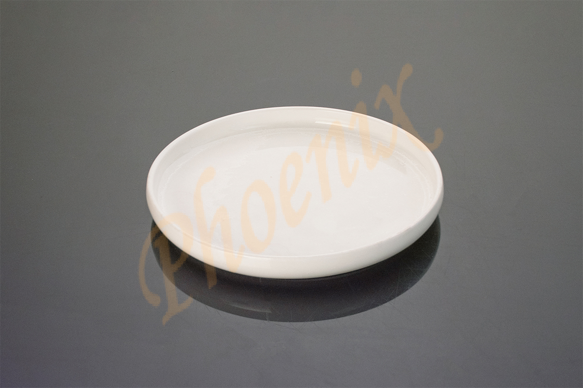 SB-026-W-จานขอบตั้ง 10 นิ้ว สีขาว