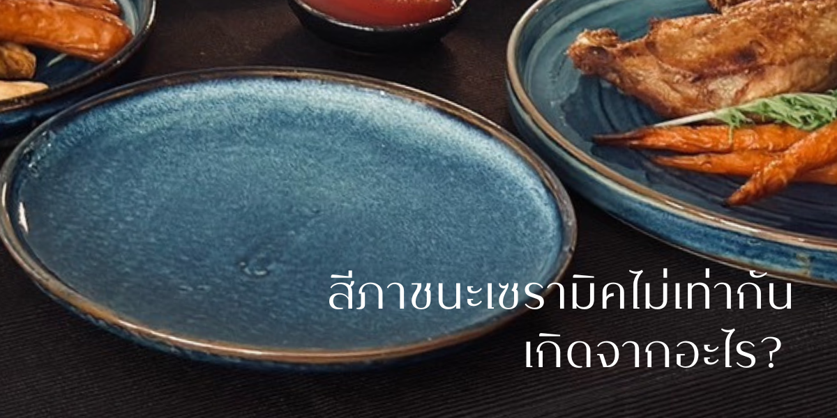 Unequal Ceramic Shade จานชาม เซรามิค สีไม่เท่ากัน! ผิดพลาดหรืองานอาร์ต