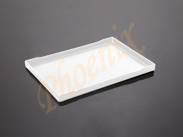 LY23082 ถาดสุกี้ 11.8 นิ้ว เมลามีน สีขาว