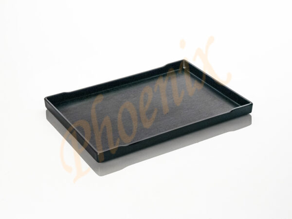 LY23082BK ถาดสุกี้ 11.8 นิ้ว เมลามีน สีดำ