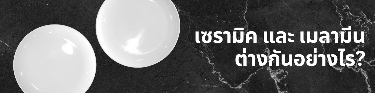 คำถามที่พบบ่อย : เซรามิค และ เมลามีน ต่างกันอย่างไร ? 