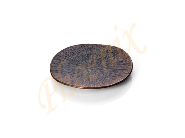 JMS-132-0118 จานกลมลายเส้น Star Dust