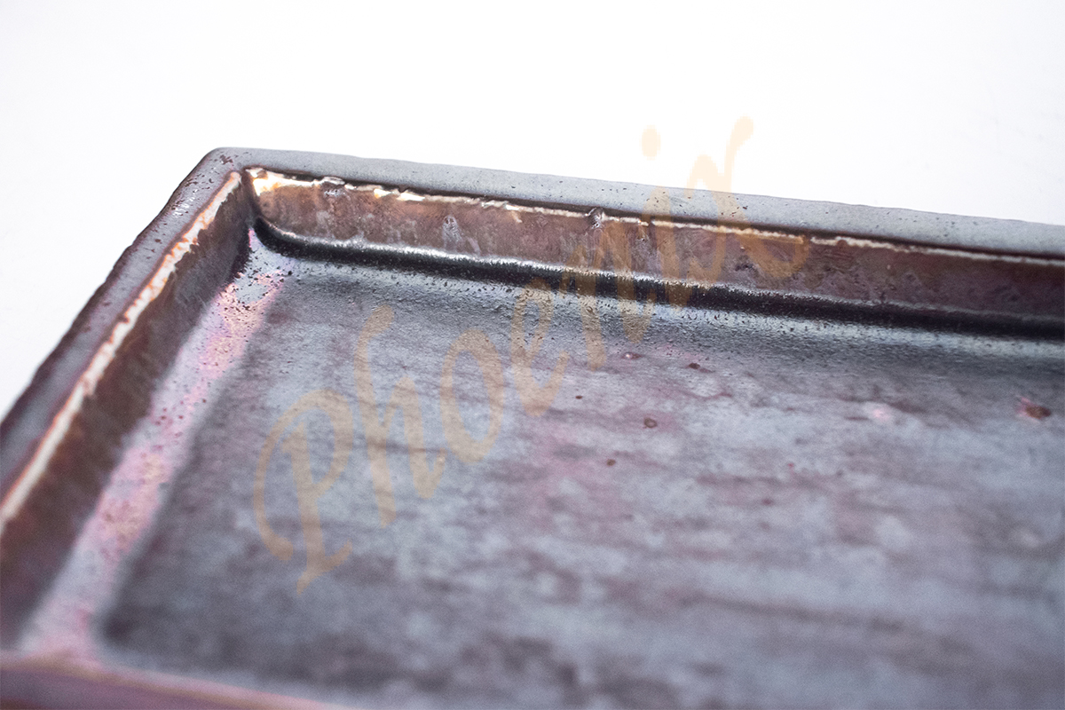 JMS-152-0140 จานหลี่ยมผืนผ้า Star Dust