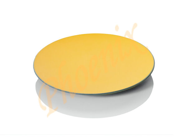 AB210710GR-Y จานกลมใบบัว 10 นิ้ว สีเทา-เหลือง
