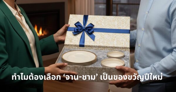 ทำไมต้องเลือก ‘จาน-ชาม’ เป็นของขวัญปีใหม่
