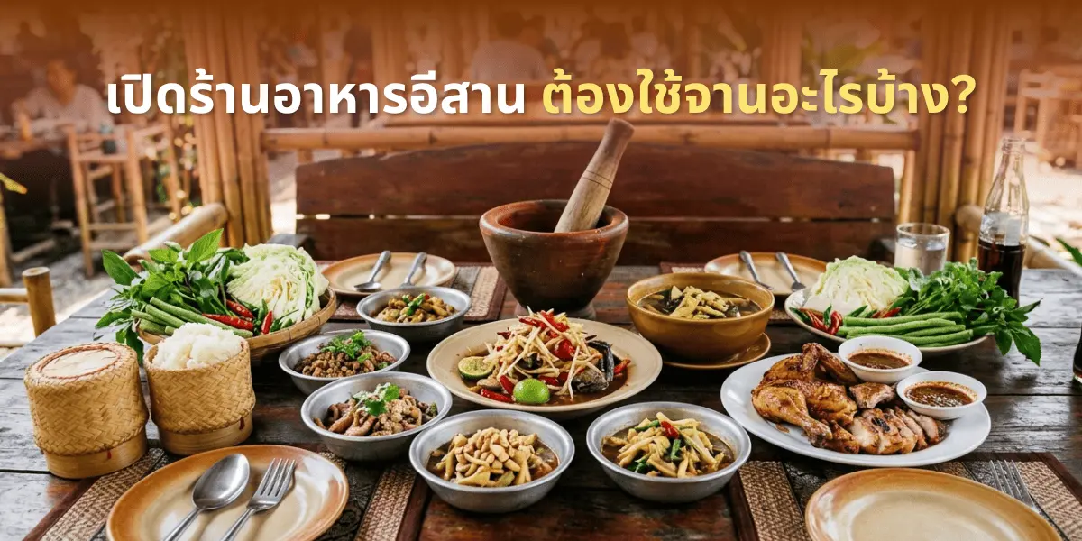 Which type of plate that should have in E-SAN Restaurant Cover เปิดร้านอาหารอีสาน ต้องใช้จานอะไรบ้าง? Which type of plate that should have in E-SAN Restaurant?