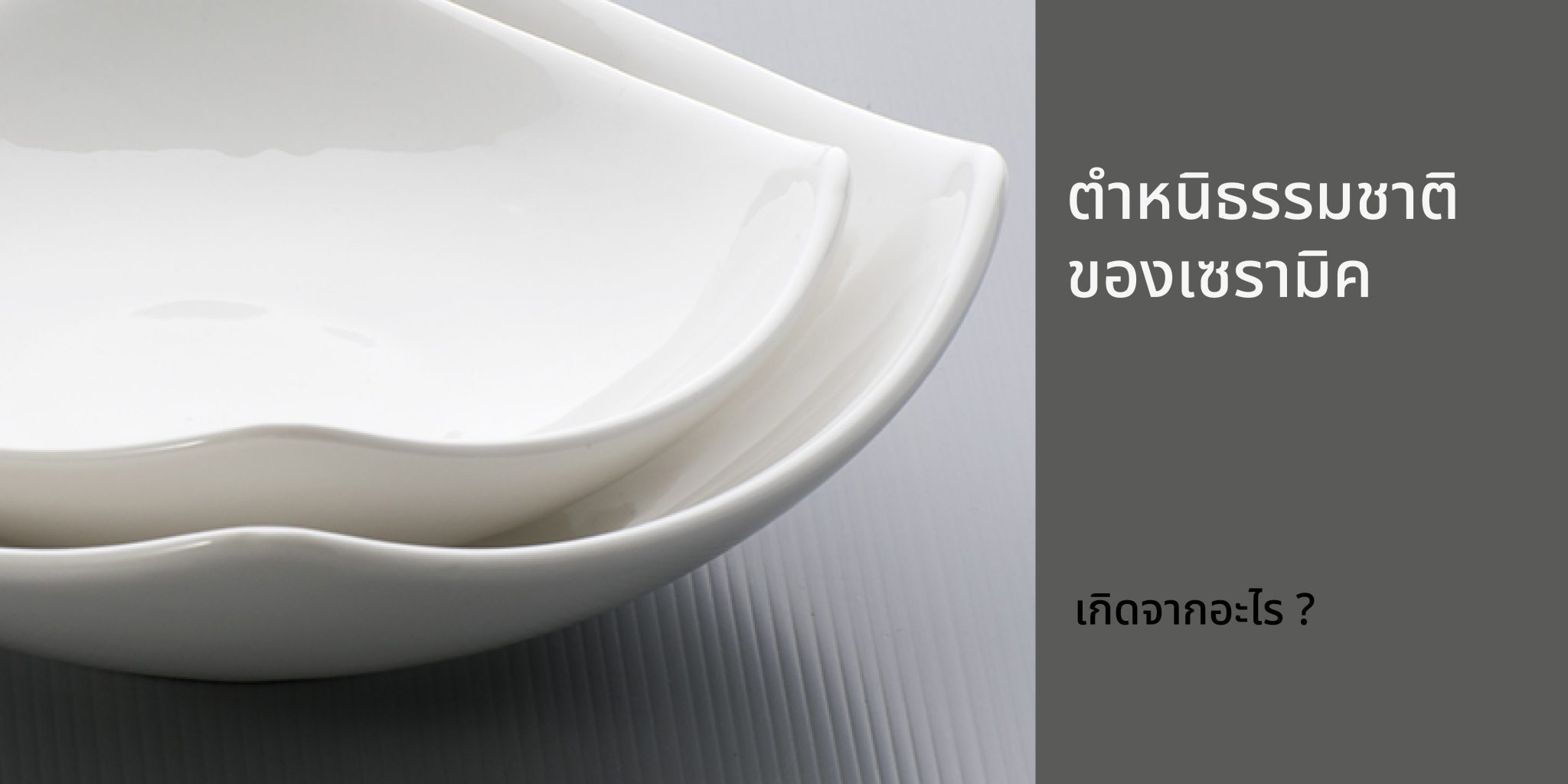 4 ตำหนิธรรมชาติของเซรามิค เกิดจากอะไร? - Phoenix-Ware.com