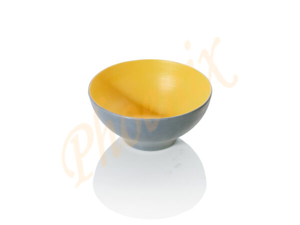 AB211274GR-Y ชามโคม 7.4 นิ้ว เมลามีน สีเทา-เหลือง