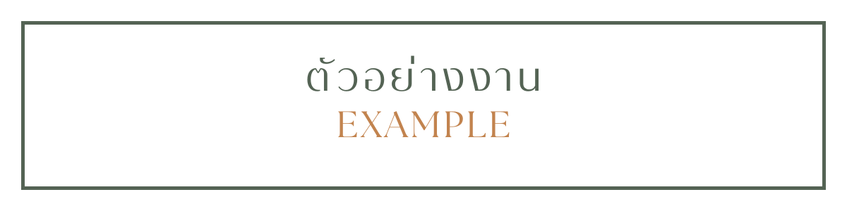 ตัวอย่างงาน Example