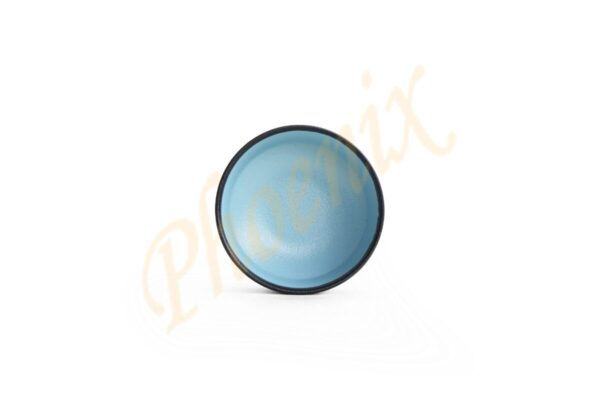 ถ้วยขอบตั้ง 4.25 นิ้ว สีฟ้าวนเส้นสีดำ เมลามีน - Image 2