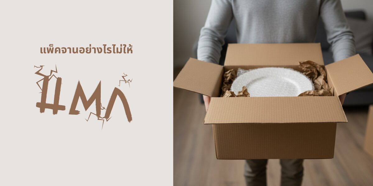 How to pack plate column วิธีการแพ็คจานชามสำหรับขนย้ายที่ง่ายและประหยัด