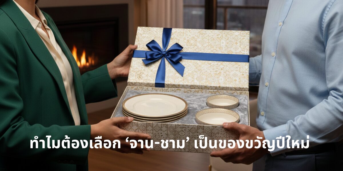 ทำไมต้องเลือก ‘จาน-ชาม’ เป็นของขวัญปีใหม่
